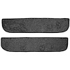 T1558901 1967-72 Chevrolet/GMC Truck; Carpet Door Panel Inserts; w/o Cardboard Backing; 2-Piece; Loop; Black - image 1