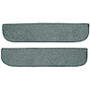 T1558906 1967-72 Chevrolet/GMC Truck; Carpet Door Panel Inserts; w/o Cardboard Backing; 2-Piece; Loop; Aqua - image 1