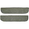 T1558914 1967-72 Chevrolet/GMC Truck; Carpet Door Panel Inserts; w/o Cardboard Backing; 2-Piece; Loop; Moss Green - image 1