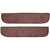 T1558915 1967-72 Chevrolet/GMC Truck; Carpet Door Panel Inserts; w/o Cardboard Backing; 2-Piece; Loop; Maroon - image 1