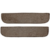 T1558918 1967-72 Chevrolet/GMC Truck; Carpet Door Panel Inserts; w/o Cardboard Backing; 2-Piece; Loop; Dark Saddle - image 1