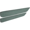 T1558938 1967-72 Chevrolet/GMC Truck; Carpet Door Panel Inserts; w/o Cardboard Backing; 2-Piece; Loop; Dark Olive Green - image 2