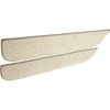 T1558944 1967-72 Chevrolet/GMC Truck; Carpet Door Panel Inserts; w/o Cardboard Backing; 2-Piece; Loop; Fawn Sandalwood - image 2