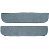 T1558984 1967-72 Chevrolet/GMC Truck; Carpet Door Panel Inserts; w/o Cardboard Backing; 2-Piece; Loop; Medium Blue - image 1