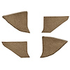 T1559018 1973-74 Blazer/Jimmy; Carpet Kick Panel Inserts; w/o Cardboard Backing; Loop; Dark Saddle - image 1