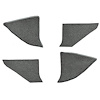 T1559035 1973-74 Blazer/Jimmy; Carpet Kick Panel Inserts; w/o Cardboard Backing; Loop; Gunmetal Gray - image 1