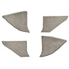 T1559167 1974-91 Blazer/Jimmy; Carpet Kick Panel Inserts; w/ Cardboard Backing; Cutpile; Medium Doeskin - image 1