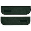 T1559713 1973-74 Blazer/Jimmy; Carpet Door Panel Inserts; w/ Cardboard Backing; w/Vents; 2-Piece; Loop; Dark Green - image 1