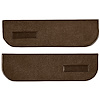 T1559718 1973-74 Blazer/Jimmy; Carpet Door Panel Inserts; w/ Cardboard Backing; w/Vents; 2-Piece; Loop; Dark Saddle - image 1