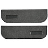 T1559735 1973-74 Blazer/Jimmy; Carpet Door Panel Inserts; w/ Cardboard Backing; w/Vents; 2-Piece; Loop; Gunmetal Gray - image 1