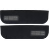 T1559801 1974-91 Blazer/Jimmy; Carpet Door Panel Inserts; w/ Cardboard Backing; w/ Vents; 2-Piece; Cutpile; Black - image 2