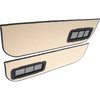 T1559801 1974-91 Blazer/Jimmy; Carpet Door Panel Inserts; w/ Cardboard Backing; w/ Vents; 2-Piece; Cutpile; Black - image 3