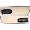 T1559801 1974-91 Blazer/Jimmy; Carpet Door Panel Inserts; w/ Cardboard Backing; w/ Vents; 2-Piece; Cutpile; Black - image 4