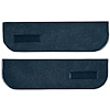 T1559812 1974-91 Blazer/Jimmy; Carpet Door Panel Inserts; w/ Cardboard Backing; w/ Vents; 2-Piece; Cutpile; Dark Blue - image 1