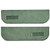 T1559848 1974-91 Blazer/Jimmy; Carpet Door Panel Inserts; w/ Cardboard Backing; w/ Vents; 2-Piece; Cutpile; Willow Green - image 1