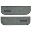 T1559856 1974-91 Blazer/Jimmy; Carpet Door Panel Inserts; w/ Cardboard Backing; w/ Vents; 2-Piece; Cutpile; Dove Gray - image 1