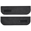 T1559857 1974-91 Blazer/Jimmy; Carpet Door Panel Inserts; w/ Cardboard Backing; w/ Vents; 2-Piece; Cutpile; Charcoal - image 1