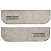 T1559868 1974-91 Blazer/Jimmy; Carpet Door Panel Inserts; w/ Cardboard Backing; w/ Vents; 2-Piece; Cutpile; Silver - image 1