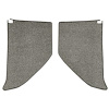 T1724344 1964-66 Chevrolet/GMC Truck; Carpet Kick Panel Inserts; w/ Cardboard Backing; Loop; Fawn Sandalwood - image 1
