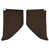T1724471 1964-66 Chevrolet/GMC Truck; Carpet Kick Panel Inserts; w/o Cardboard Backing; Loop; Dark Brown - image 1