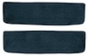 T1769112 1955-59 Chevrolet/GMC Truck; Carpet Door Panel Inserts; w/o Cardboard Backing; 2-Piece; Daytona; Dark Blue - image 1