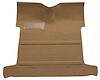 T2207417 1955-59 GM Pickup; Reg Cab; Molded Carpet Kit; Loop; Mass Back; w/o Holes; Auto/3-Speed; Low Hump; 2WD; Medium Saddle - image 1
