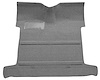 T2207635 1955-59 GM Pickup; Reg Cab; Molded Carpet Kit; Loop; Mass Back; w/o Holes; 4-Speed; High Hump; 2WD; Gunmetal Gray - image 1