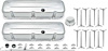 T3049 Chevrolet Engine Dress-Up Set, Big Block, Tall Profile Valve Covers, T-Bolts, Chrome - image 1