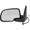 T307035 1999-02 Chevrolet/GMC Silverado/Sierra/SUV; Power Remote Mirror; Non-Heat; Black with Chrome Cap; LH - image 4