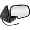T307036 1999-2002 Silverado, Sierra, SUV; Power Remote Mirror; Non-Heat; Black with Chrome Cap; RH Passenger Side - image 4