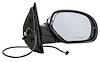 T307040 2007-14 Chevrolet/GMC Tahoe, Suburban, Yukon; Power Mirror; Heated; 10-head, 5-pin; Without Puddle Light; Black; Paint T - image 1
