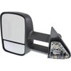 T307054 Textured Black Finish; 1999-02 Chevrolet/GMC Silverado, Sierra; 2000-02 SUV; Manual Towing Mirror; LH - image 2
