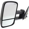 T307054 Textured Black Finish; 1999-02 Chevrolet/GMC Silverado, Sierra; 2000-02 SUV; Manual Towing Mirror; LH - image 3
