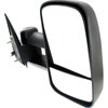 T307055 Textured Black Finish; 1999-02 Chevrolet/GMC Silverado, Sierra; 2000-02 SUV; Manual Towing Mirror; RH - image 3