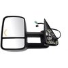 T307062 Power Towing Mirror; 2003-07 Chevrolet, GMC Silverado, Sierra, 2003-06 Avalanche, SUV; With Heat; Power Folding; - image 2