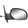 T307065 Heated Power Door Mirror; 2007-14 Chevrolet Silverado, GMC Sierra Pickup; Power Folding; Arrow Turn Signal; Paint to - image 2