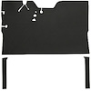 T3742301 1947-55 GM Pickup; Reg Cab; Die-Cut Vinyl Flooring Kit; w/Stock Seat Riser; Auto/3-Speed; Low Hump; 2WD; Black - image 1