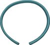 T5AQUA Door Jamb Vinyl Windlace; Aqua/Turquoise; Snap On Double Lip Style; 20 Foot Roll - image 2