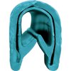 T5AQUA Door Jamb Vinyl Windlace; Aqua/Turquoise; Snap On Double Lip Style; 20 Foot Roll - image 4
