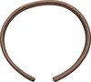 T5BROWN Door Jamb Vinyl Windlace; Brown/Dark Saddle; Snap On Double Lip Style; 20 Foot Roll - image 2
