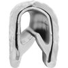 T5BRTWHT Door Jamb Vinyl Windlace; Bright White; Snap On Double Lip Style; 20 Foot Roll - image 3