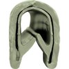 T5FAWN Door Jamb Vinyl Windlace; Fawn; Ivy Gold; Snap On Double Lip Style; 20 Foot Roll - image 3