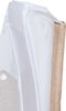 T5PARCH Door Jamb Vinyl Windlace; Tan, Beige, Dk Parchment; Snap On Double Lip Style; 20 Foot Length - image 3