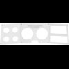 T6114 1981-87 Chevrolet, GMC Pickup, Blazer/Jimmy, Suburban; Dash Panel Overlay;with Brushed Finish; Billet Aluminum - image 2