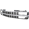 T70053 1988-93 Chevy C/K GMT400 Pickup, Blazer, Suburban; Front Grill; Dual Composite Headlamps; Chrome - image 1