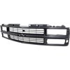 T70056 1994-2000 Chevrolet GMT400 Series Truck; Front Grill; Dual Composite Headlamps; Black - image 2