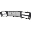 T70062 1988-93 GMC Truck; Front Grill; Dual Composite Headlamps; Black/Argent Silver; GMT400 Series - image 3