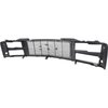 T70062 1988-93 GMC Truck; Front Grill; Dual Composite Headlamps; Black/Argent Silver; GMT400 Series - image 4