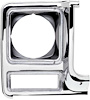 T70065 1979-80 Chevrolet; GMC; Pickup; Blazer; Jimmy; Suburban; Headlamp Bezel; Chrome and Dark Argent Silver; RH; Vehicles with - image 1