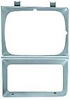 T70074 1983-84 Chevrolet; GMC; Pickup; Blazer; Jimmy; Suburban; Headlamp Bezel; Single Headlamp; Argent Silver; LH, Driver Side - image 1